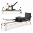 Μηχανή Pilates VEVOR Pilates Reformer 2,3 μέτρων, χωρητικότητας 181 κιλών, από κράμα αλουμινίου, για οικιακή χρήση και προπόνηση σε γυμναστήριο, με σανίδα άλματος, ελατήρια, πλαίσιο καθίσματος και ρυθμιζόμενο στήριγμα κεφαλής, για προχωρημένους αρχάριους χρήστες