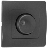 Dimmer με Διακόπτη Lillium 600W  220V Ανθρακί