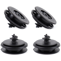 ΚΟΥΜΠΩΜΑΤΑ ΚΛΙΠΣ ΓΙΑ ΠΑΤΑΚΙΑ (ΣΤΡΟΓΓΥΛΑ ΜΕΓΑΛΑ) (2 ΖΕΥΓΑΡΙΑ)  AMIO - 4 ΤΕΜ.