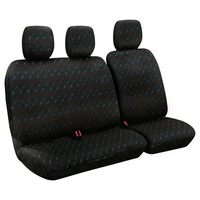 Καλύμματα Καθισμάτων Dido-1,  χωρίς επανατυλικτήρα ζώνης - Μαύρο