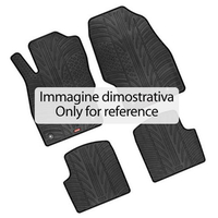 SMART FORTWO 11/2014+ ΜΑΡΚΕ ΠΑΤΑΚΙΑ SUMISURA ΛΑΣΤΙΧΟ ΣΕ ΜΑΥΡΟ ΧΡΩΜΑ ME ΚΟΥΜΠΩΜΑΤΑ LAMPA - 2 ΤΕΜ.