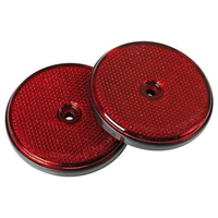 ΑΝΤΑΝΑΚΛΑΣΤΙΚΑ ΚΟΚΚΙΝΑ EURO-NORM ΣΤΡΟΓΓΥΛΑ ΜΕ ΒΙΔΑ 65mm 2ΤΕΜ