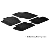 AUDI Q2 11/2016+ ΜΑΡΚΕ ΠΑΤΑΚΙΑ SUMISURA ΛΑΣΤΙΧΟ ΣΕ ΜΑΥΡΟ ΧΡΩΜΑ ME ΚΟΥΜΠΩΜΑΤΑ LAMPA - 4 ΤΕΜ.