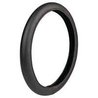 ΚΑΛΥΜΜΑ ΤΙΜΟΝΙΟΥ ΦΟΡΤΗΓΟΥ 42/44cm (S) SKIN-COVER ΜΑΥΡΟ ΜΕ ΚΟΚΚΙΝΗ ΡΑΦΗ ΕΛΑΣΤΙΚΟ 2mm ΠΑΧΟΣ