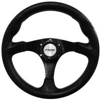 ΤΙΜΟΝΙ BARCHETTA EVO - ΜΑΥΡΟ ΟΙΚΟΛΟΓΙΚΟ ΔΕΡΜΑ 320mm