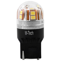 W21W T20 12/24V W3x16d 3,2W 15xSMD LED ΛΕΥΚΟ CAN-BUS M-TECH 1ΤΕΜ.