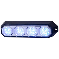 ΦΩΣ ΠΡΟΕΙΔΟΠΟΙΗΣΗΣ 12/24V HOR78 6W 4LED 143x35mm ΜΠΛΕ