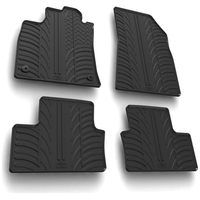 RENAULT CLIO V 5D 08/2019+ ΜΑΡΚΕ ΠΑΤΑΚΙΑ SUMISURA ΛΑΣΤΙΧΟ ΣΕ ΜΑΥΡΟ ΧΡΩΜΑ ME ΚΟΥΜΠΩΜΑΤΑ LAMPA - 4 ΤΕΜ.