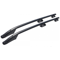 CITROEN NEMO 2008+ /PEUGEOT BIPPER 2008+ /FIAT FIORINO 2008+ ΠΑΡΑΛΛΗΛΕΣ ΜΠΑΡΕΣ ΟΡΟΦΗΣ ΑΛΟΥΜΙΝΙΟΥ 2 ΤΕΜ. ΜΑΥΡΕΣ