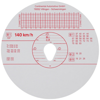 ΤΑΧΟΓΡΑΦΟΙ KIENZLE VDO 140km/h 100ΤΕΜ