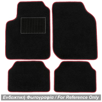 TYPE-A UNIVERSAL ΠΑΤΑΚΙΑ ΜΟΚΕΤΑ (ΜΑΥΡΟ ΜΕ ΚΟΚΚΙΝΟ ΡΕΛΙ) - 4 ΤΕΜ.