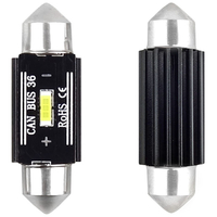 ΛΑΜΠΑΚΙΑ ΠΛΑΦΟΝΙΕΡΑΣ 36mm 12/24V 3,1W 5600K 1LED ULTRA BRIGHT CAN-BUS FESTOON (ΛΕΥΚΟ) AMiO - 2 ΤΕΜ. ΛΑΜΠΑΚΙΑ ΠΛΑΦΟΝΙΕΡΑΣ 36mm 12/24V 3,1W 5600K 1LED ULTRA BRIGHT CAN-BUS FESTOON (ΛΕΥΚΟ) AMiO - 2 ΤΕΜ.