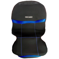 ΗΜΙΚΑΛΥΜΜΑΤΑ ΚΑΘΙΣΜΑΤΩΝ BUCKET RECARO ΜΑΥΡΟ/ΜΠΛΕ ΜΕ ΥΠΟΔΟΧΗ ΠΡΟΣΚΕΦΑΛΟΥ VELCRO & ΠΡΟΣΚΕΦΑΛΑ - 2 ΤΕΜ.