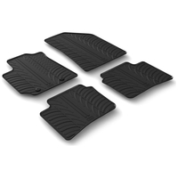 HYUNDAI i10 03/2020+ ΜΑΡΚΕ ΠΑΤΑΚΙΑ SUMISURA ΛΑΣΤΙΧΟ ΣΕ ΜΑΥΡΟ ΧΡΩΜΑ ME ΚΟΥΜΠΩΜΑΤΑ LAMPA - 4 ΤΕΜ.