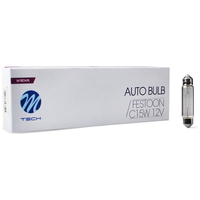 ΛΑΜΠΑΚΙΑ ΠΛΑΦΟΝΙΕΡΑΣ 15W C15W 12V SV8,5 43mm STANDARD ΑΛΟΓΟΝΟΥ 10ΤΕΜ. M-TECH