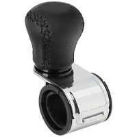 ΤΕΜΠΕΛΗΣ ΤΙΜΟΝΙΟΥ ΔΕΡΜΑΤΙΝΟΣ ΜΑΥΡΟΣ ΜΕ ΜΑΥΡΗ ΡΑΦΗ ΚΑΙ ΧΡΩΜΙΩΜΕΝΟ ΒΡΑΧΙΟΝΑ 20-40mm REVOLVE LAMPA - 1ΤΕΜ