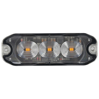 ΣΤΡΟΜΠΟ ΠΟΡΤΟΚΑΛΙ 12/24V 3 LED 4 ΧΡΗΣΕΩΝ ΑΔΙΑΒΡΟΧΟ IP67 (ΠΑΧΟΣ: 7mm) 88x30mm  LAMPA - 1 TEM.