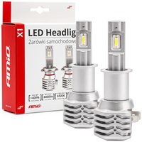 ΛΑΜΠΕΣ LED H3 10-16V 40W 6.500K 4400lm  (ΑΝΕΜΙΣΤΗΡΑΚΙ) X1 AMIO - 2ΤΕΜ.