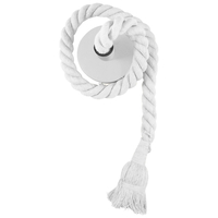 ELVHX - EL329701 | ΣΕΤ ΣΧΟΙΝΙΑ 1mt ΜΟΝΟ ΛΕΥΚΟ ΜΕ ΡΟΖΕΤΑ