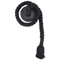 ELVHX - EL329702 | ΣΕΤ ΣΧΟΙΝΙΑ 1mt ΜΟΝΟ ΜΑΥΡΟ ΜΕ ΡΟΖΕΤΑ