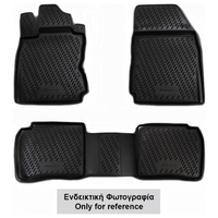 RENAULT ARKANA 5D 2019+ ΜΑΡΚΕ ΠΑΤΑΚΙΑ ΣΕ ΣΚΑΦΗ TPE ΛΑΣΤΙΧΟ ΣΕ ΜΑΥΡΟ ΧΡΩΜΑ NOVLINE - 4 ΤΕΜ.