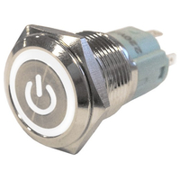 Διακοπτάκι LED ON/OFF 12 Volt DC 4 Ampere Ψυχρό Λευκό GloboStar 05057