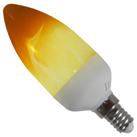 Διακοσμητικό Κεράκι LED 5W E14 Εφέ Φλόγας με 2 Λειτουργίες GloboStar 44442