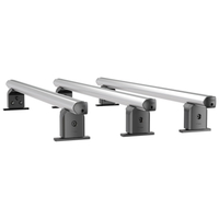 Πλήρες Σετ με Μπάρες Οροφής Αλουμινίου Airdyn N 155 cm και Άκρα Τοποθέτησης για Επαγγελματικά Οχήματα και Van Menabo - 3 τεμ.