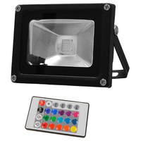 Προβολέας LED 10W 230V 650lm 120° Αδιάβροχος IP65 με Ασύρματο Χειριστήριο RGB GloboStar 62001