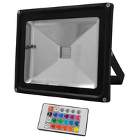 Προβολέας LED 30W 230V 1950lm 120° Αδιάβροχος IP65 με Ασύρματο Χειριστήριο RGB GloboStar 62002