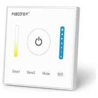 DIMMER ΧΩΝΕΥΤΟ ΓΙΑ ΤΑΙΝΙΑ LED CCT 15A 2 ΚΑΝΑΛΙΑ DC12V/180W 24V/360W