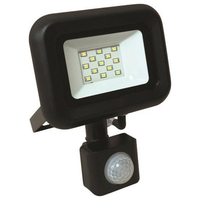 ΠΡΟΒΟΛΕΑΣ LED 10W SMD ΜΕ ΠΕΡΙΣΤΡΕΦΟΜΕΝΟ ΑΝΙΧΝΕΥΤΗ ΚΙΝΗΣΗΣ ΜΑΥΡΟΣ IP44 4000K PLUS