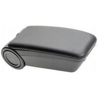 Renault Clio LHD 2020+ / Captur LHD 2019+ Ολοκληρωμένος Τεμπέλης Καθίσματος ARMSTER 3 SEAT MOUNTED από Πλαστικό και Vegan Δέρμα σε Μαύρο Χρώμα RATI - 1 τεμ.