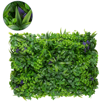 GloboStar® 78434 Artificial - Συνθετικό Τεχνητό Διακοσμητικό Πάνελ Φυλλωσιάς - Κάθετος Κήπος Πεπερόμια - Ζεβρίνα - Πράσινο Μ60 x Υ40 x Π9cm