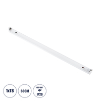GloboStar® TUBATO 60147 Μεταλλικό Σκαφάκι για 1 x Λάμπα 60CM T8 G13 LED AC 220-240V IP20 Μ60 x Π3.4 x Υ4.3cm - 5 Χρόνια Εγγύηση GloboStar® TUBATO 60147 Μεταλλικό Σκαφάκι για 1 x Λάμπα 60CM T8 G13 LED AC 220-240V IP20 Μ60 x Π3.4 x Υ4.3cm - 5 Χρόνια Εγγύηση
