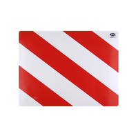 ΑΝΑΚΛΑΣΤΙΚΟ ΣΗΜΑ ΠΡΟΕΞΕΧΟΝΤΟΣ ΦΟΡΤΙΟΥ ΚΟΚΚΙΝΟ/ΑΣΠΡΟ ΔΕΞΙ AMIO - 1 τεμ.