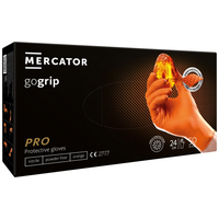 ΓΑΝΤΙΑ ΝΙΤΡΙΛΙΟΥ MERCATOR GOGRIP ΣΕ ΠΟΡΤΟΚΑΛΙ ΧΡΩΜΑ XLARGE (XL) ΑΜΙΟ - 50 ΤΕΜ.