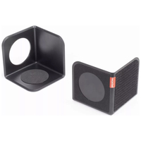 ΣΤΑΘΕΡΟΠΟΙΗΤΗΣ / ΔΙΑΧΩΡΙΣΤΙΚΟ STOPPER NOOK ΓΙΑ ΤΟ ΠΟΡΤ ΜΠΑΓΚΑΖ ΑΠΟ ΠΛΑΣΤΙΚΟ ΣΕ ΜΑΥΡΟ ΧΡΩΜΑ ΜΕ ΑΝΤΙΟΛΙΣΘΗΤΙΚΑ ΜΑΞΙΛΑΡΑΚΙΑ ΚΑΙ ΑΥΤΟΚΟΛΛΗΤΑ ΤΥΠΟΥ VELCRO RATI - 2 ΤΕΜ.