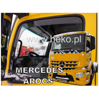 ΑΝΕΜΟΘΡΑΥΣΤΕΣ ΓΙΑ MERCEDES ACTROS MP4 2012+ / ANTOS 2012+ ΖΕΥΓΑΡΙ ΑΠΟ ΕΥΚΑΜΠΤΟ ΦΙΜΕ ΠΛΑΣΤΙΚΟ HEKO - 2 ΤΕΜ