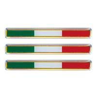 ΑΥΤΟΚΟΛΛΗΤΟ ΣΗΜΑ 3D ΣΗΜΑΙΑ ΙΤΑΛΙΑΣ 55x8mm LAMPA -  3 Τεμ.