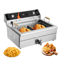 VEVOR Commercial Electric Deep Fryer Countertop Deep Fryer 3000W 30,6Qt / 29L