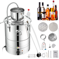 VEVOR Still Water Distiller 9Gal with Thumper Keg &amp; Water Pump