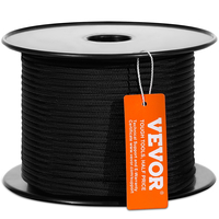 VEVOR Arborist Tree Climbing Rope Braided Nylon Rope 3/16&quot; x 250&#039; 32-Strand