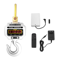 VEVOR 5000kg 11000lbs Ψηφιακή ζυγαριά γερανού Βαρέως τύπου ζυγαριά γερανού Βιομηχανική ψηφιακή κρεμαστή ζυγαριά βάρους LED