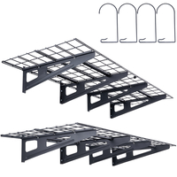 Ράφια αποθήκευσης VEVOR Garage, 2 Pack, 6 x 2 ft Ράφια γκαράζ βαρέως τύπου Επιτοίχια, χωρητικότητα 1000 lbs (Συνολική) Πλωτά ράφια αποθήκευσης γκαράζ, Κατάλληλα για κατάστημα, υπόστεγο, αποθήκευση γκαράζ