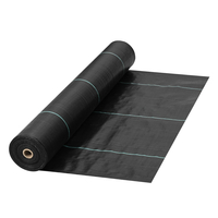 VEVOR Garden Weed Barrier Fabric, 5,8 OZ Heavy Duty Landscape Fabric, 4ft x 100ft Weed Block Control for Garden Ground Cover, Υφαντό Geotextile Fabric for Landscape, Gardening, Underlayment, Black