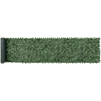 VEVOR Ivy Privacy Fence, Τεχνητή πράσινη οθόνη τοίχου 1 x 5m, Greenery Ivy Fence με διχτυωτό ύφασμα και ενισχυμένη άρθρωση, Faux Hedges Διακόσμηση αμπελόφυλλων για εξωτερικό κήπο, αυλή, μπαλκόνι