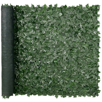 VEVOR Ivy Privacy Fence, Τεχνητή πράσινη οθόνη τοίχου 1,5 x 2,5 m, Greenery Ivy Fence με διχτυωτό ύφασμα και ενισχυμένη άρθρωση, Faux Hedges Διακόσμηση αμπελόφυλλων για εξωτερικό κήπο, αυλή, μπαλκόνι