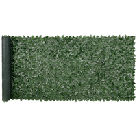 VEVOR Ivy Privacy Fence, Τεχνητή πράσινη οθόνη τοίχου 1,5 x 4m, Greenery Ivy Fence με υφασμάτινη επένδυση και ενισχυμένη άρθρωση, Faux Hedges Διακόσμηση αμπελόφυλλων για εξωτερικό κήπο, αυλή, μπαλκόνι