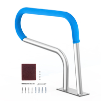 VEVOR Κουπαστή πισίνας 32 x 23 ιντσών από ανοξείδωτο ατσάλι με πλάκα βάσης για σπα